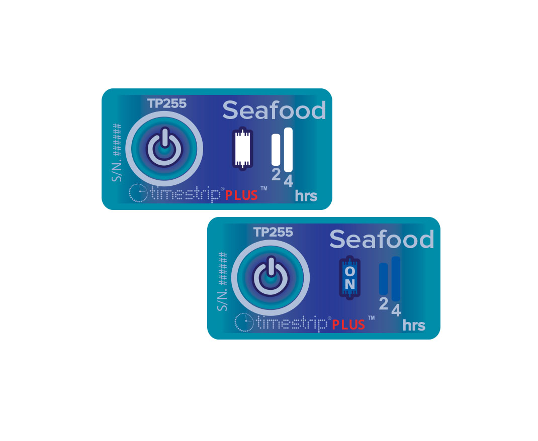 Seafood temperature monitor